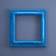 WERNS Baroque Blue Photo Frame 42x42cm