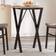 vidaXL 357903 Black Bordben 73cm