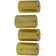 WERNS 3D Flame Gold LED-ljus 10cm 4st