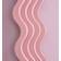 WERNS Ram Waves Pink Väggdekor 50x80cm