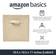 Amazon Basics Folding Beige Förvaringslåda 8.5L 6st