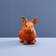 WERNS Spardose Hase Orange Figurine 21cm