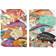 WERNS Colorful Fishes Multicolour Wanddeko 70x100cm 2Stk.