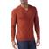 Perry Ellis Tech Knit Sweater T-Shirt - Russet Brown/Red