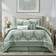 Nanshing 7pc King Therese Comforter Set - Sage Green Bed Linen Green (269.2x223.5cm)