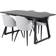 Venture Home Villecar Black Bordsgrupp 85x160cm 5st