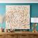 WERNS Painting Fish School Gold-White Tavla 100x100cm