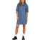 Only Lalma Short Dress - Blue/Medium Blue Denim