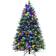 Costway Pre-Lit Snowy Green Christmas Tree 152.4cm