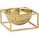 Audo Copenhagen Kubus Bowl Centerpiece 14 x 14 x 7 cm - Gold/Veredelt Cuenco 35.6cm