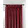 Enhanced Living Oxford Velvet 100% Blackout Curtain 66 x 72 in - Red