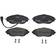 Brembo Brake Pad Set XTRA LINE P 85 144X