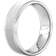 Goldsmiths D Shape Grooves Wedding Ring - Silver