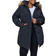 PrettyLittleThing Longline Parka Coat Plus - Black