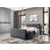 Fun-Möbel Eivor Anthracite Continental Bed
