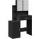 vidaXL 848235 Black Sminkbord 35x80cm
