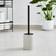Dunelm Ceramic Ribbed Toilet Brush Silver