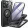 Miracase Magnetic Case with Built-in Glass Screen Protector for iPhone 16 Pro