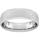 Goldsmiths Court Standard Centre Groove Wedding Ring - White Gold