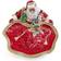 Fitz and Floyd Holiday Home African American Santa Serving Bowl 0.31gal