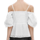 Selected Anelli Off Shoulder Top - Bright White