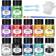 Roizefar Mica Powder for Epoxy Resin Paint 12x5g