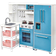 Plum Penne Pantry Corner Kitchen with Fridge