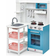 Plum Penne Pantry Corner Kitchen with Fridge