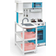 Plum Penne Pantry Corner Kitchen with Fridge