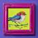 WERNS Baroque Magenta Ram 42x42cm
