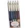 Zebra Sarasa Clip Gel Ink Ballpoint Pen Vintage Colours 5-pack