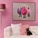 WERNS Royal Sheep Pink/Purple Wall Decor 100x80cm