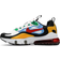 Nike Air Max 270 React Multi-Color GS - White/White/University Gold/University Red