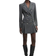 Shein BIZwear Women Spring/Summer Solid Color V-Neck Long Sleeve Elegant Casual Mini Blazer Dress