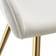 tectake Marilyn Cream/Gold Kitchen Chair 82cm 4pcs