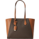 Michael Kors Taryn Large Signature Logo And Leather Tote Bag - Brn/Acorn