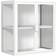 VCM Display Case White Vitrine 60x65cm