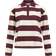 Object Millie Striped Polo Shirt - Cabernet