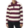 Object Millie Striped Polo Shirt - Cabernet