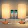 GLUROO B099RDD16P Beige Bordslampa 35cm 2st