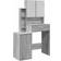 vidaXL 848239 Gray Sonoma Sminkbord 35x80cm