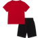 Nike Infant Jordan Jumbo Jumpman Shorts Set - Red/Black