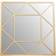 Premier Housewares Descartes Gold Wall Mirror 85x85cm