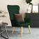 vidaXL 341399 Dark Green Lounge Chair 94cm