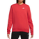 Nike Sportswear Club Fleece Crew-Neck Sweatshirt - University Red/White