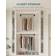 OROPY Industrial Pipe Black Garderob 2st