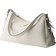 Prada Aimée Large Leather Shoulder Bag - White