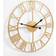 OHS Skeleton Gold Wall Clock 40cm
