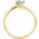 Pure Brilliance Twist Ring - Gold/Diamond