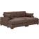Etta Avenue Mordecai Brown Sofa 90" 2 Seater